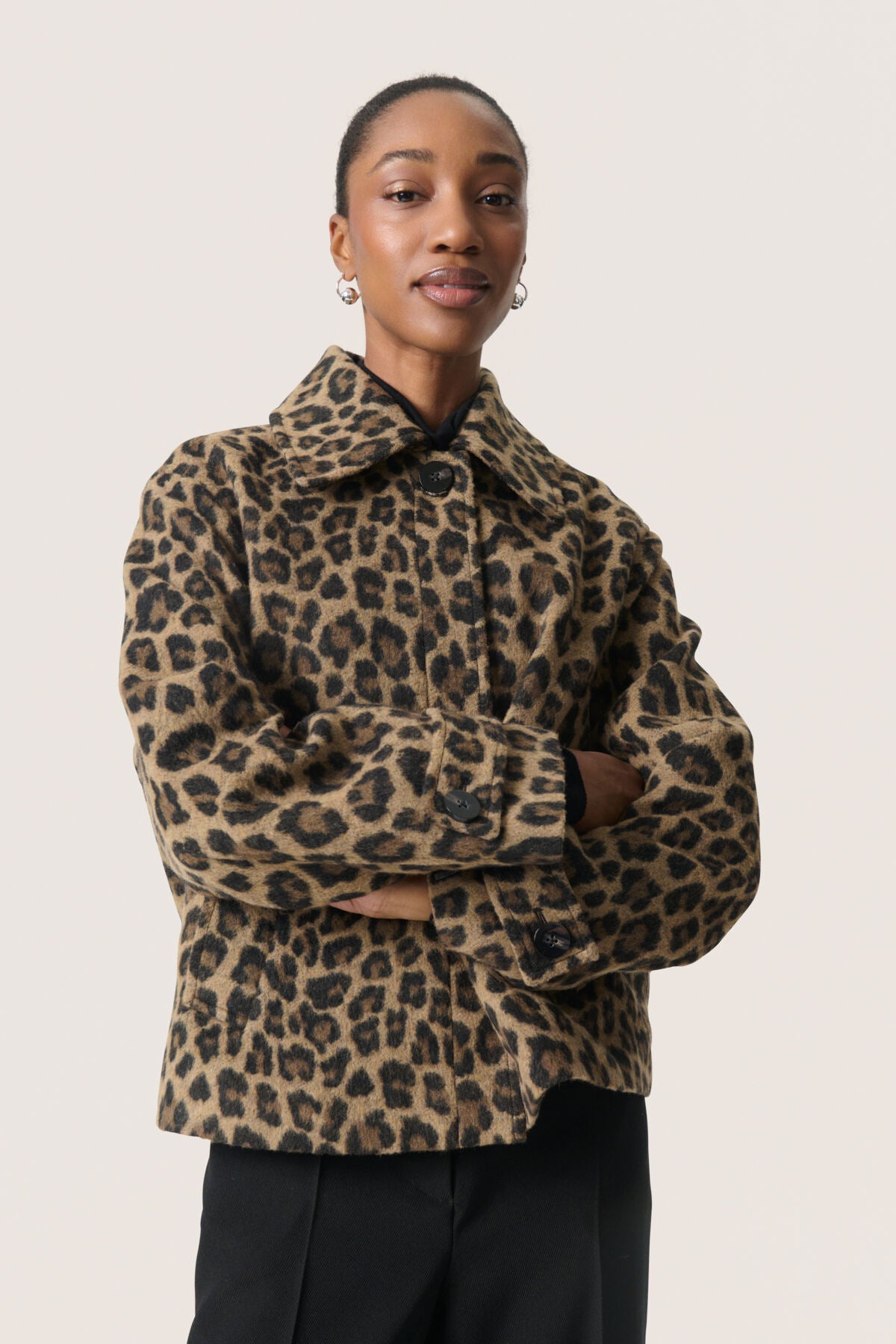 SLLeony Akeleje Jacket Leopard Jacquard - 30408682