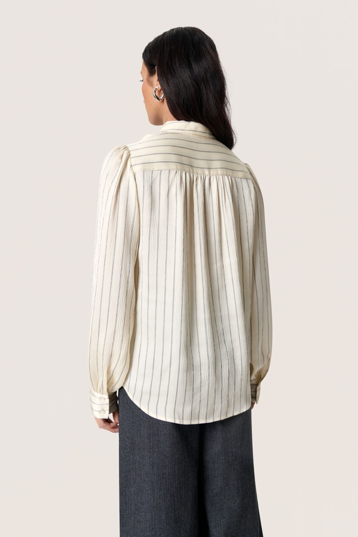 SLIoana Paris Randig Skjorta Nature Stripe - 30408706