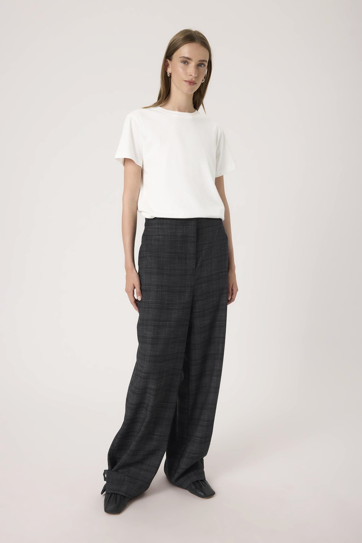 SLEvonne Suiting Pants Black Suiting Check - 304333 - 30408723