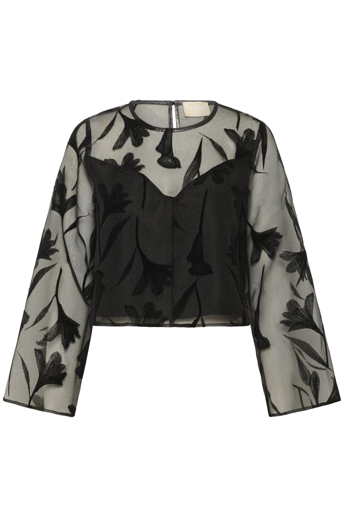 SLPhilomena Blouse LS Black - 194008 - 30408734