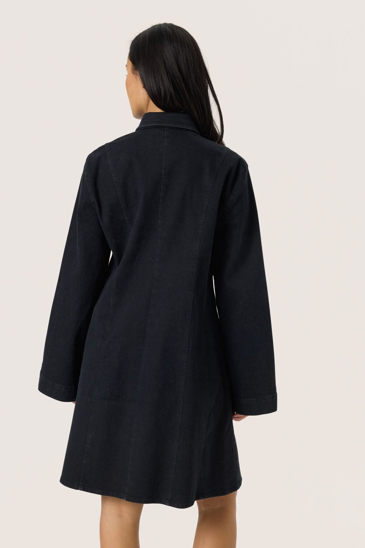 SLRhea Denim Dress Black Washed Denim - 301621 - 30408737