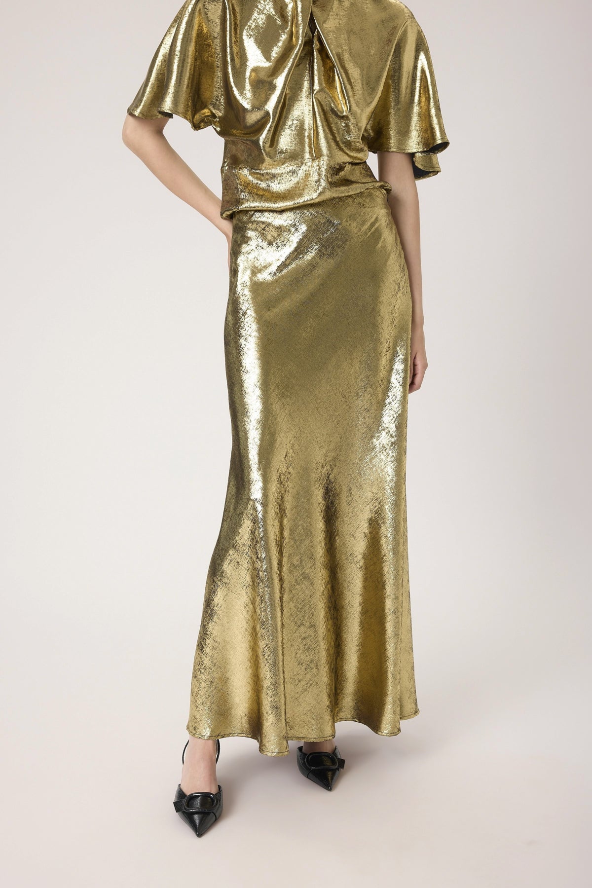 SLMirmir Anna Skirt Golden Surface - 300478 - 30408745