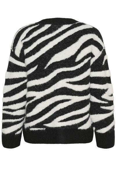 SLSorea Cardigan Black and White Animal - 30436 - 30408755 Thumbnail