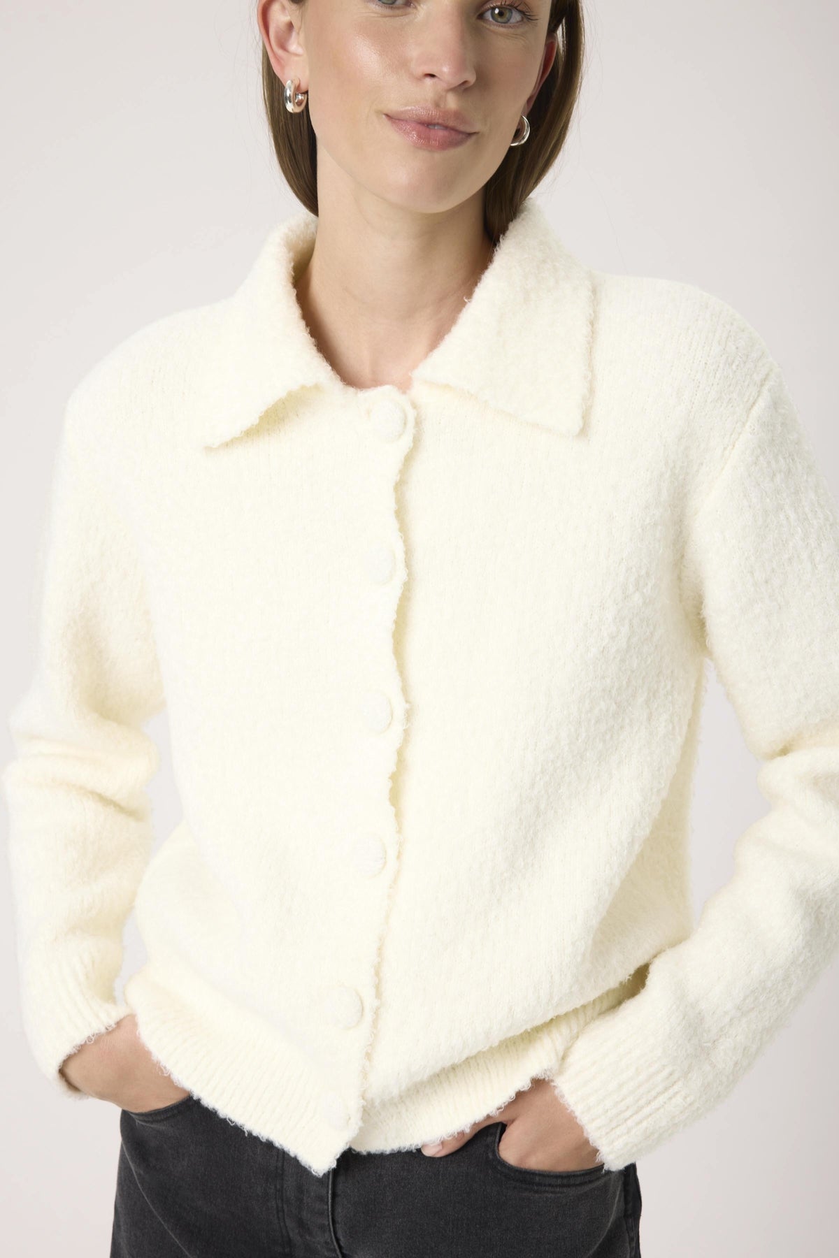 SLSelene Cardigan Whisper White - 110701 - 30408769