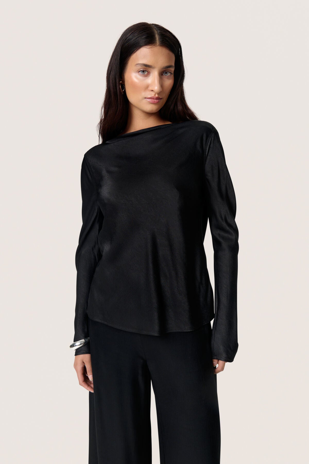 SLRiyan Blus LS Svart - 30408802