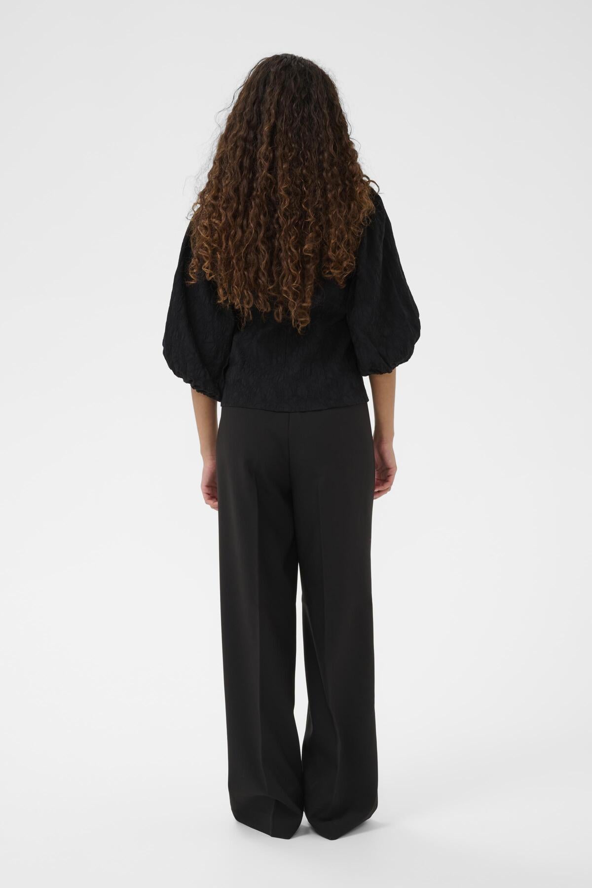 SLMaybel Blouse 3/4 Black - 194008 - 30408805