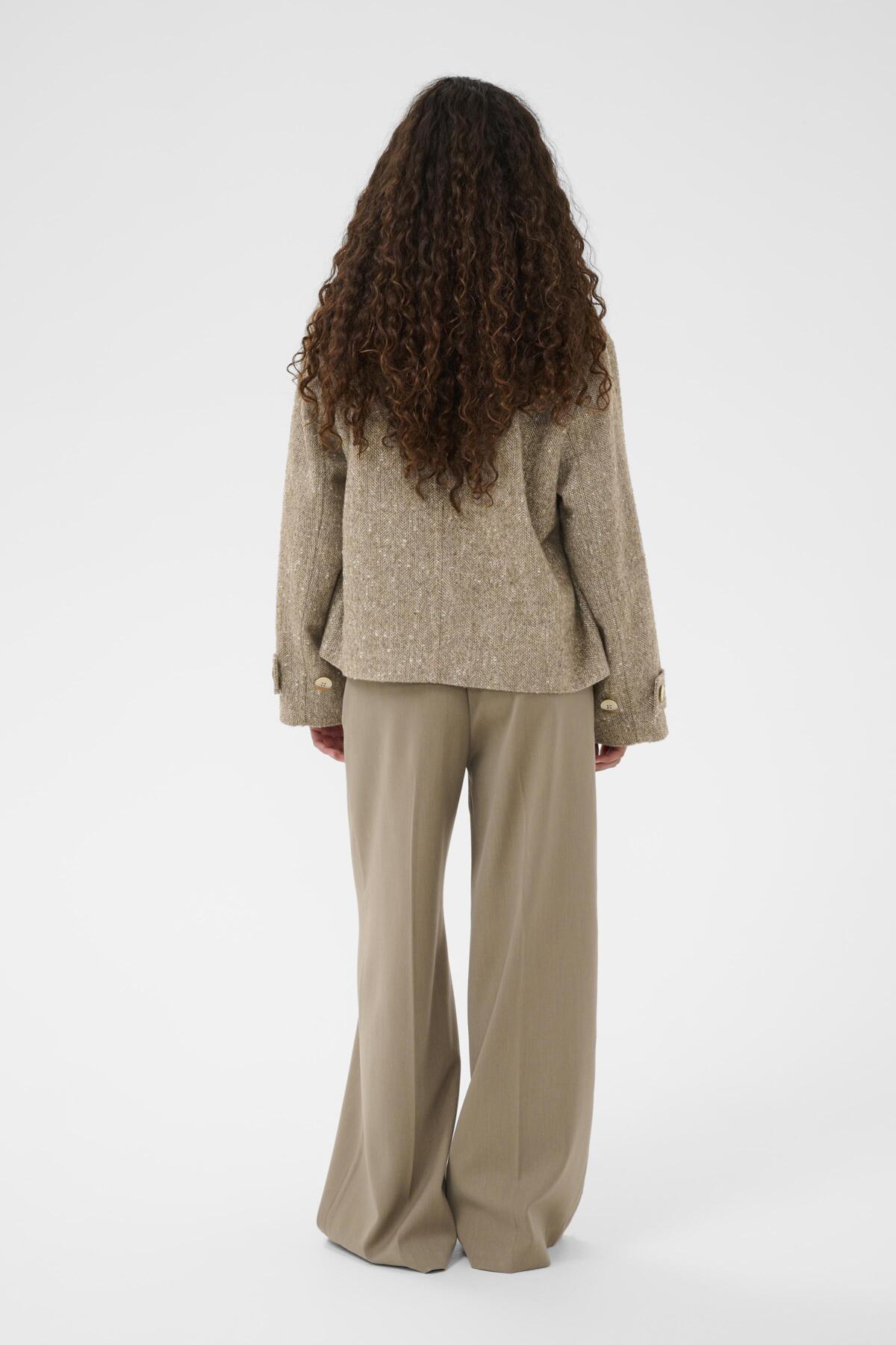SLOleia Akeleje Jacket Fossil and White Twill - 30437 - 30408825