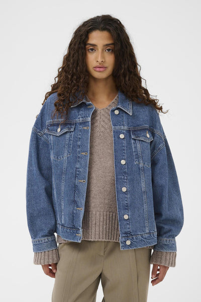 SLNamira Jacket Classic Blue Denim - 300377 - 30408826 Thumbnail