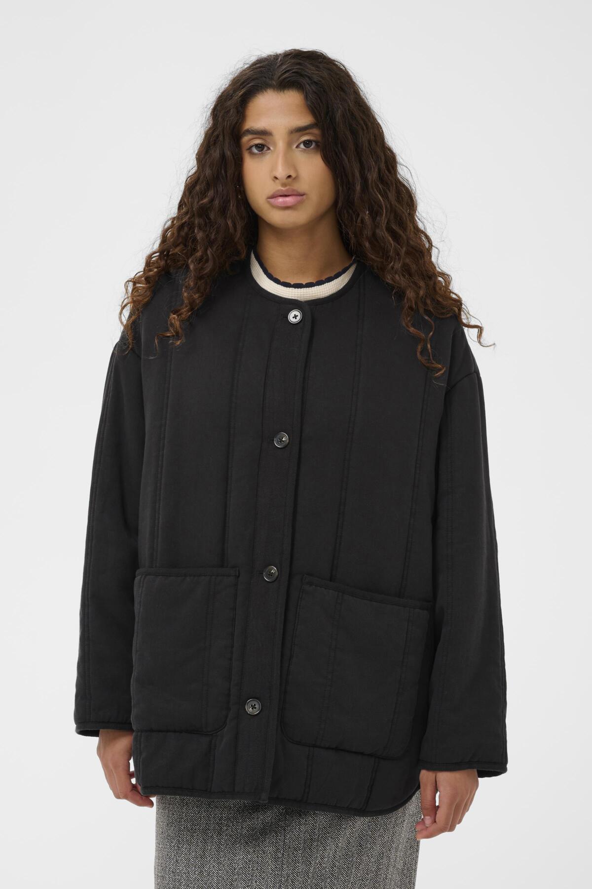 SLElira Thalassa Jacket Washed Down Black - 304376 - 30408828