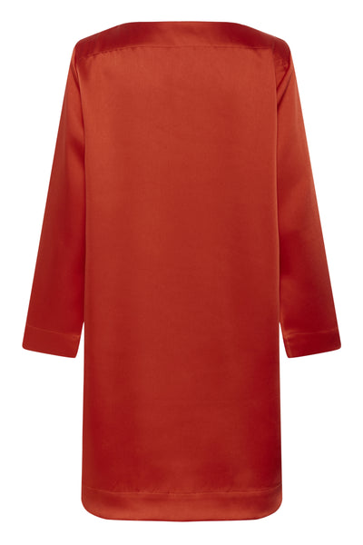 SLLiva Boatneck Dress Red Alert - 181559 - 30408845 Thumbnail