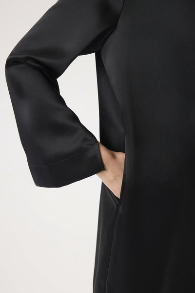 SLLiva Boatneck Dress Black - 194008 - 30408845 Thumbnail