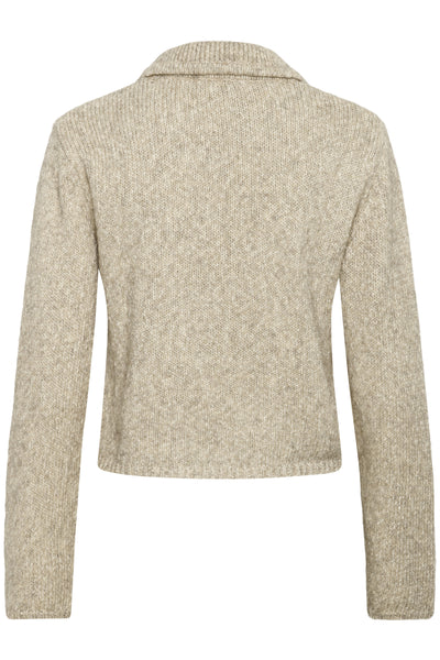 SLZefira Cardigan Timber Wolf Melange - 1713101 - 30408850 Thumbnail