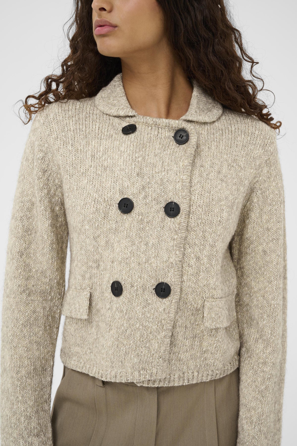SLZefira Cardigan Timber Wolf Melange - 1713101 - 30408850
