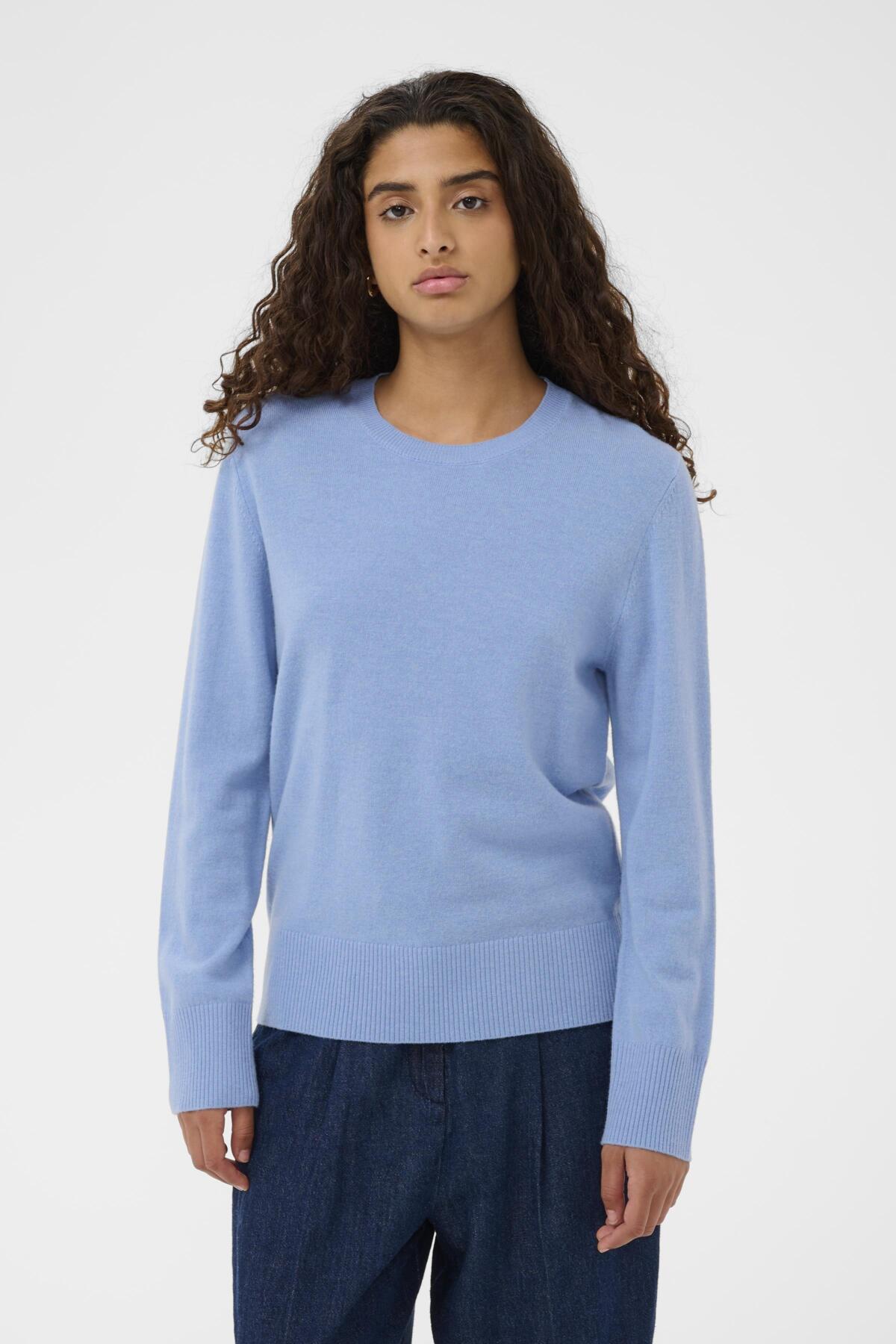 SLMolina Roundneck Pullover Hydrangea - 164030 - 30408865