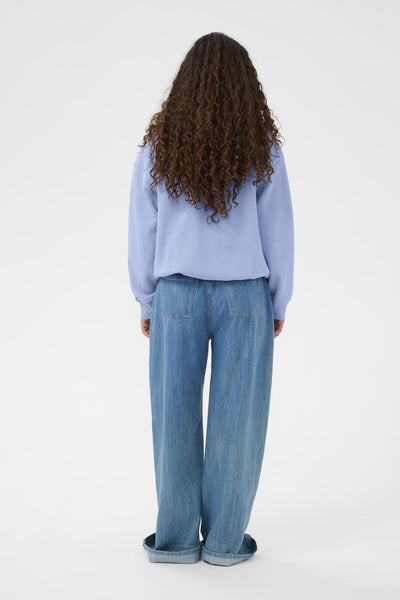 SLRolanda Balloon Sweatshirt Hydrangea - 164030 - 30408877 Thumbnail