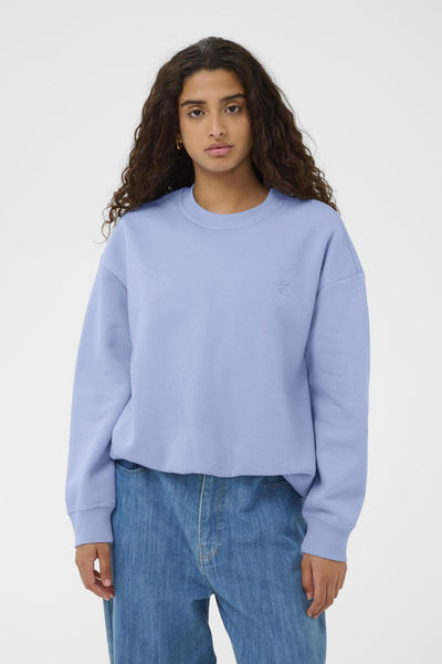 SLRolanda Balloon Sweatshirt Hydrangea - 164030 - 30408877 Thumbnail