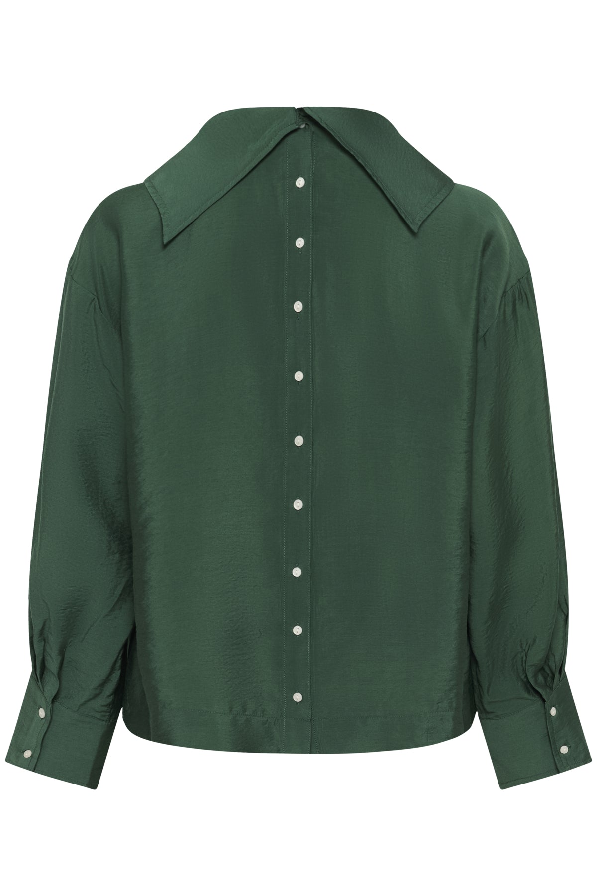 SLEneya Funnel Blouse LS Trekking Green - 195411 - 30408897