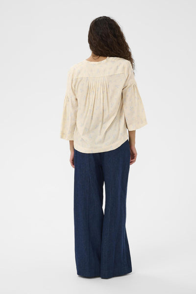 SLEneya Printed Blouse Parchment Ditsy Print - 304532 - 30408899 Thumbnail