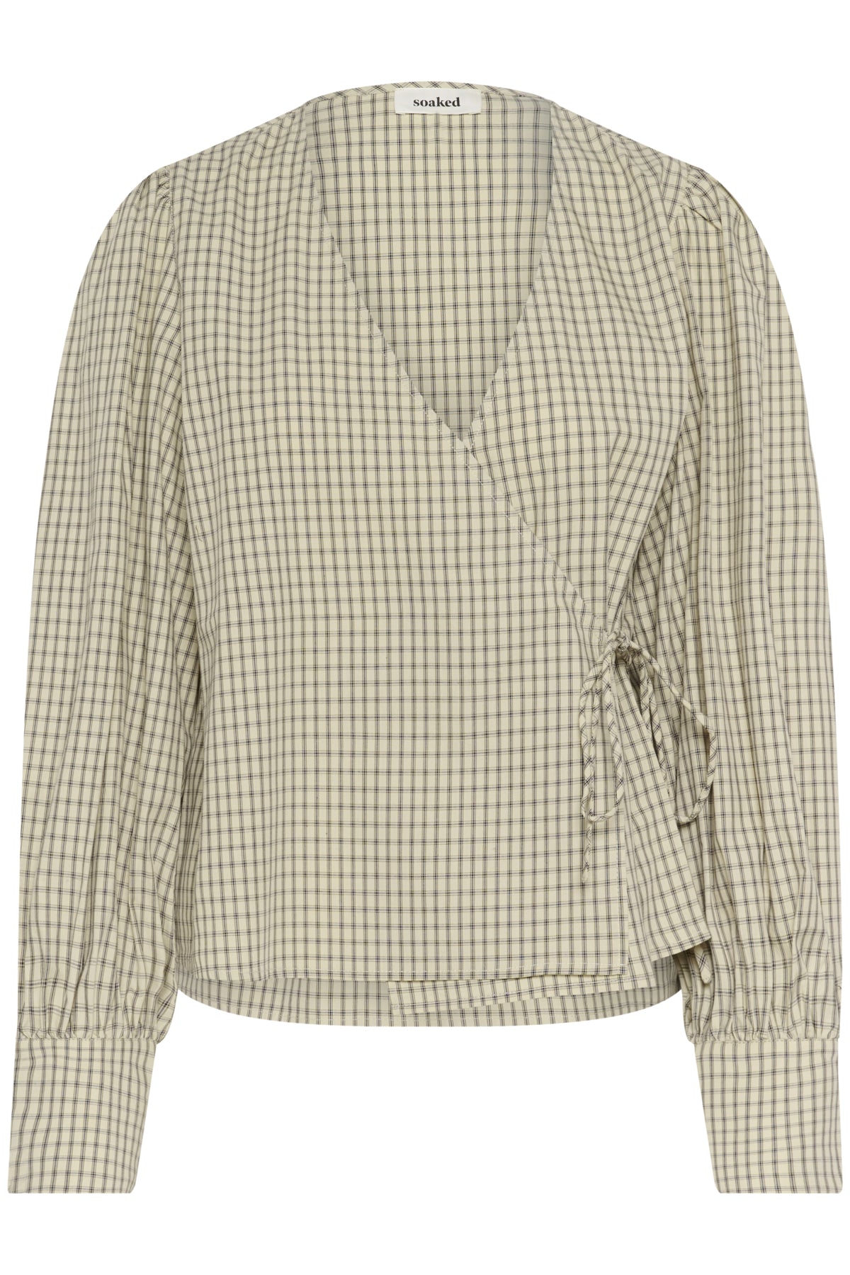 SLSivah Oriana Blouse Parchment Checks - 304511 - 30408902