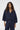 SLChaman Toledo Blus 3/4 Mörkblå Denim - 301728 - 30408903