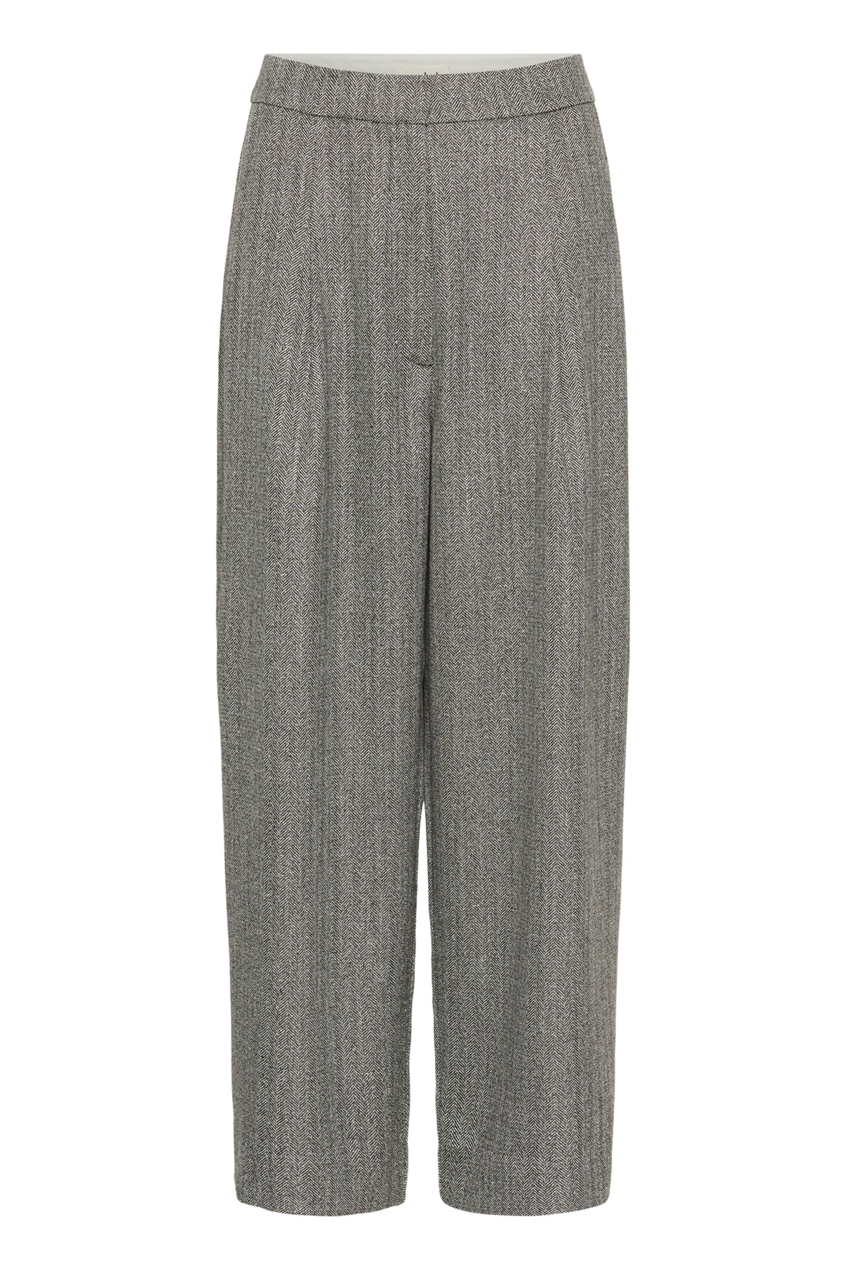 SLNanine Barrel Pants Grey Herringbone - 304513 - 30408925