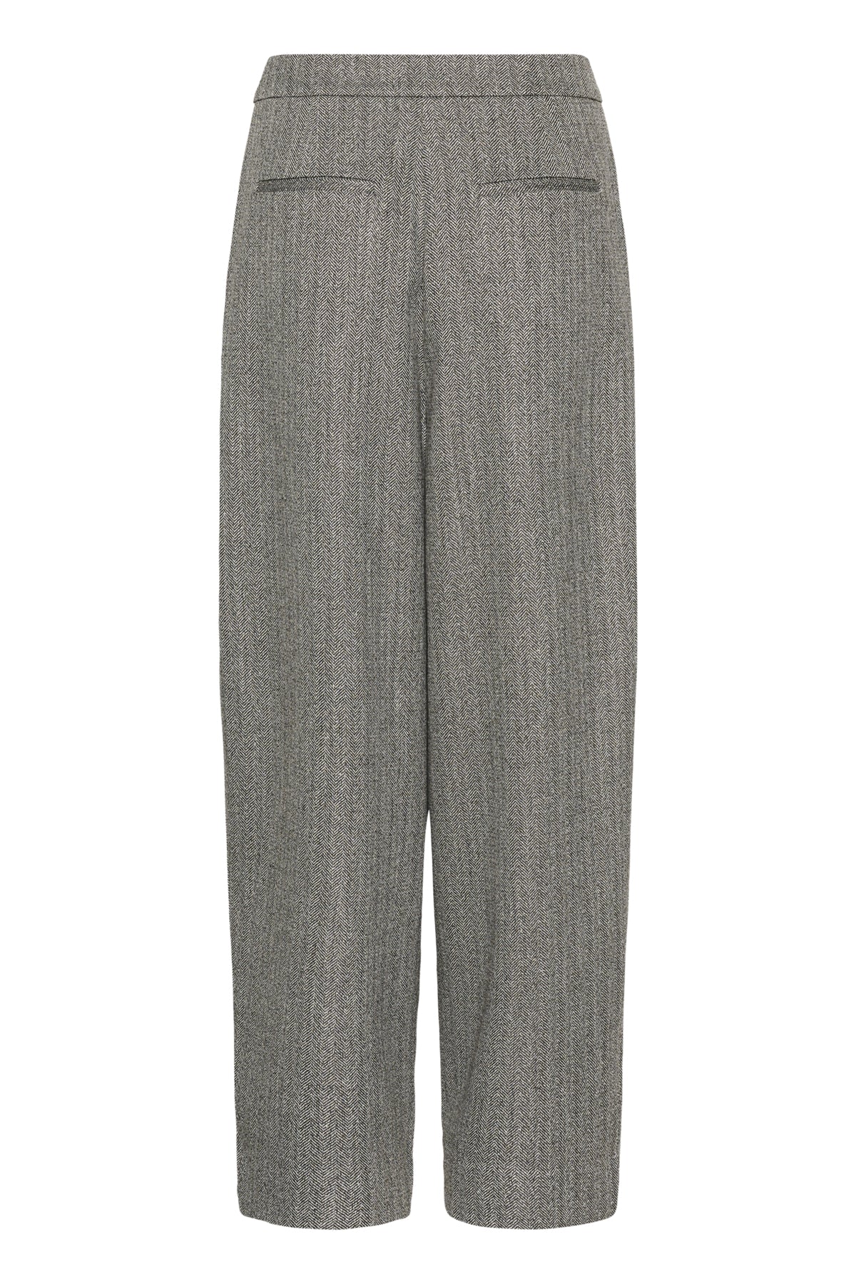SLNanine Barrel Pants Grey Herringbone - 304513 - 30408925