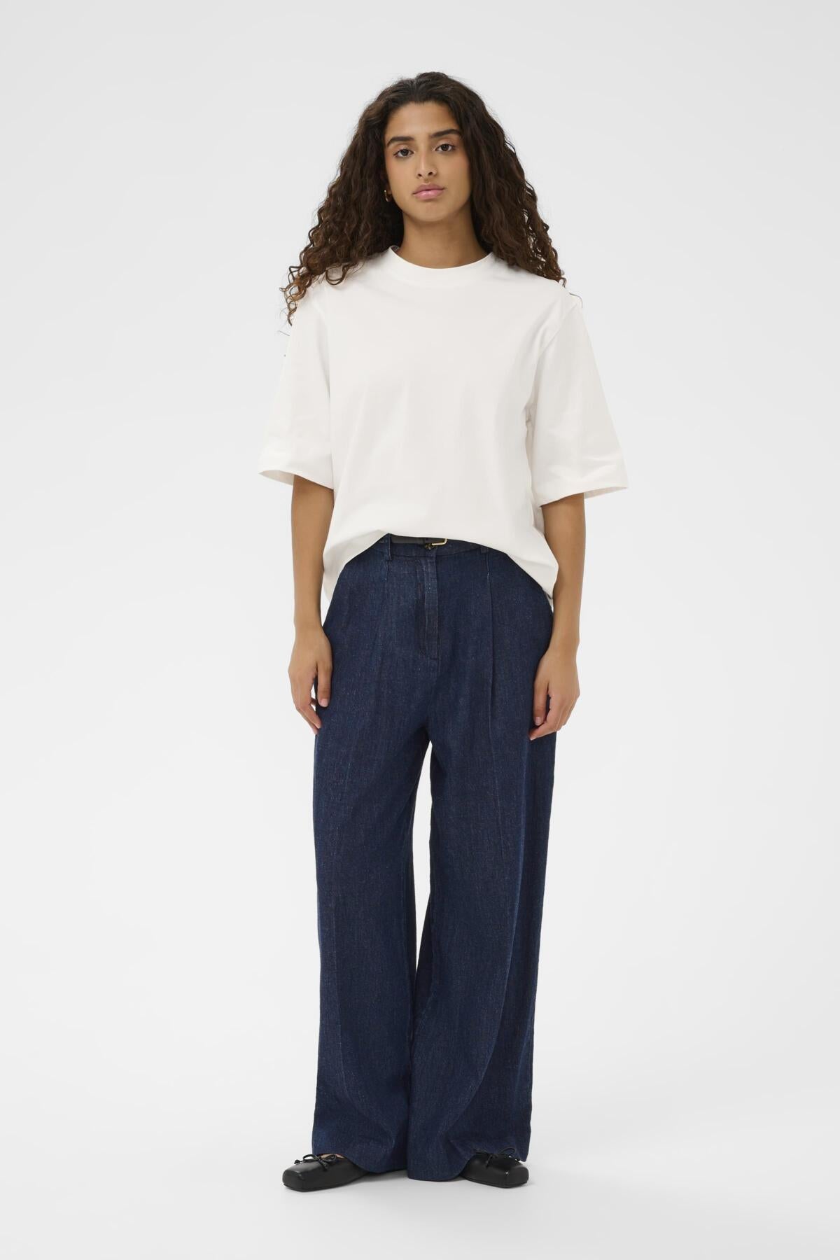 SLChaman Malo Pants Mörkblå Denim - 301728 - 30408939