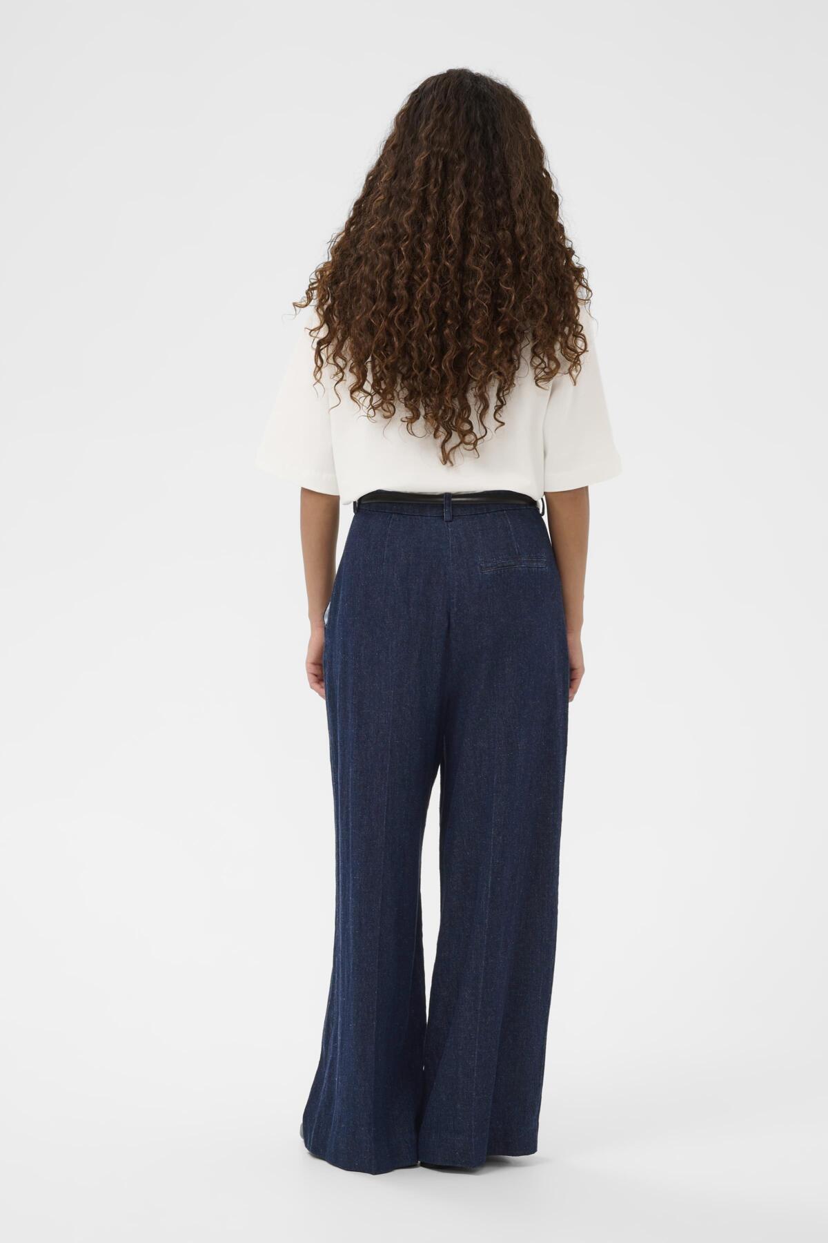 SLChaman Malo Pants Mörkblå Denim - 301728 - 30408939