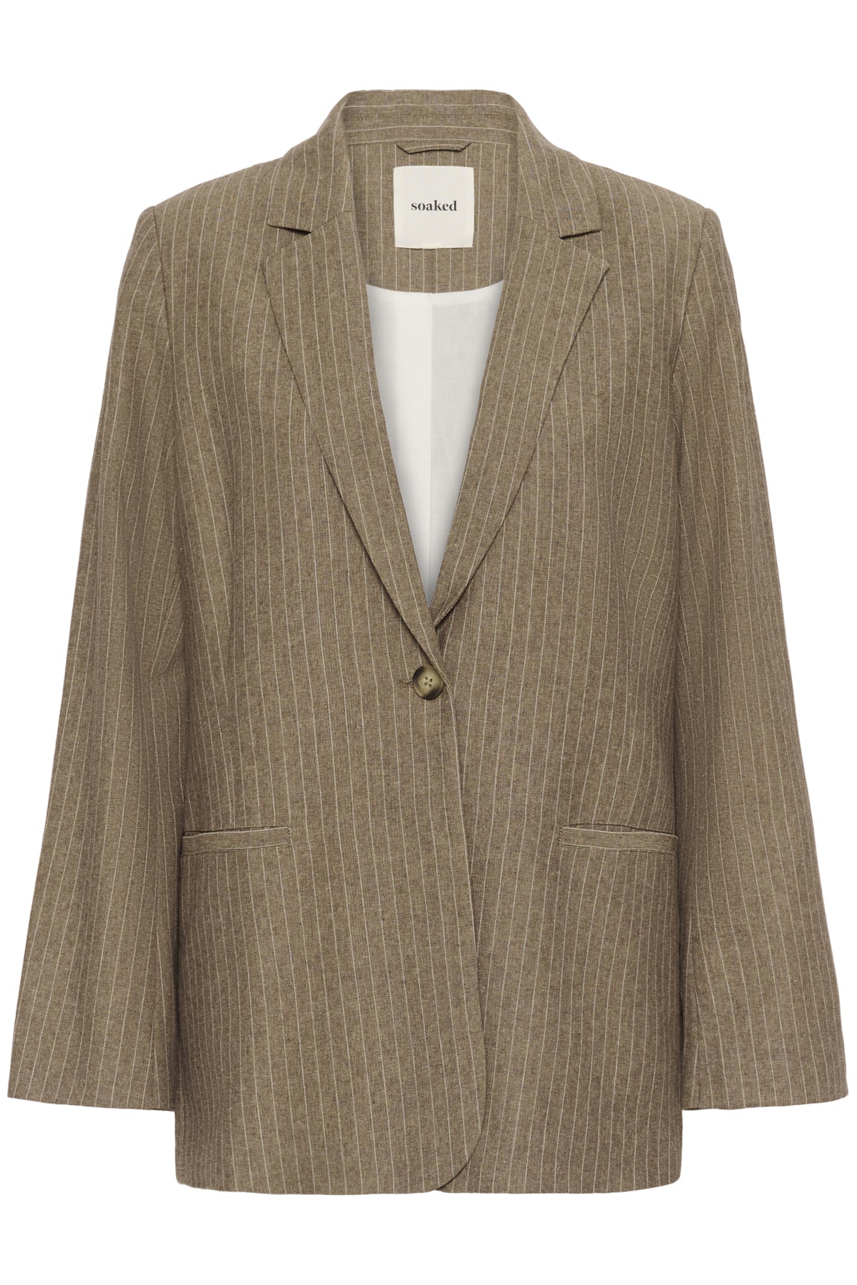 SLGinevra Blazer Cappuccino Nålrandig - 304684 - 30408972