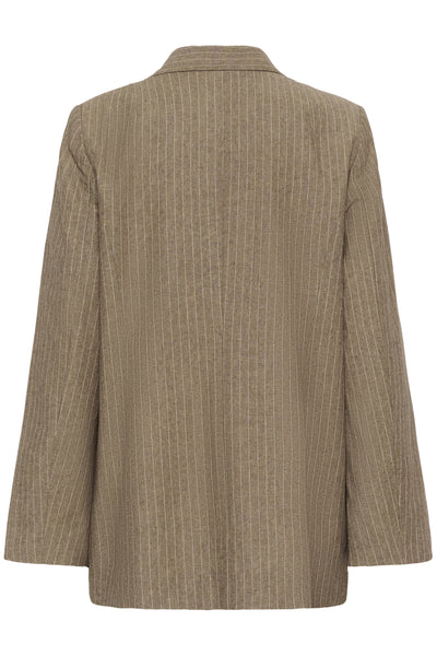 SLGinevra Blazer Cappuccino Nålrandig - 304684 - 30408972 Thumbnail