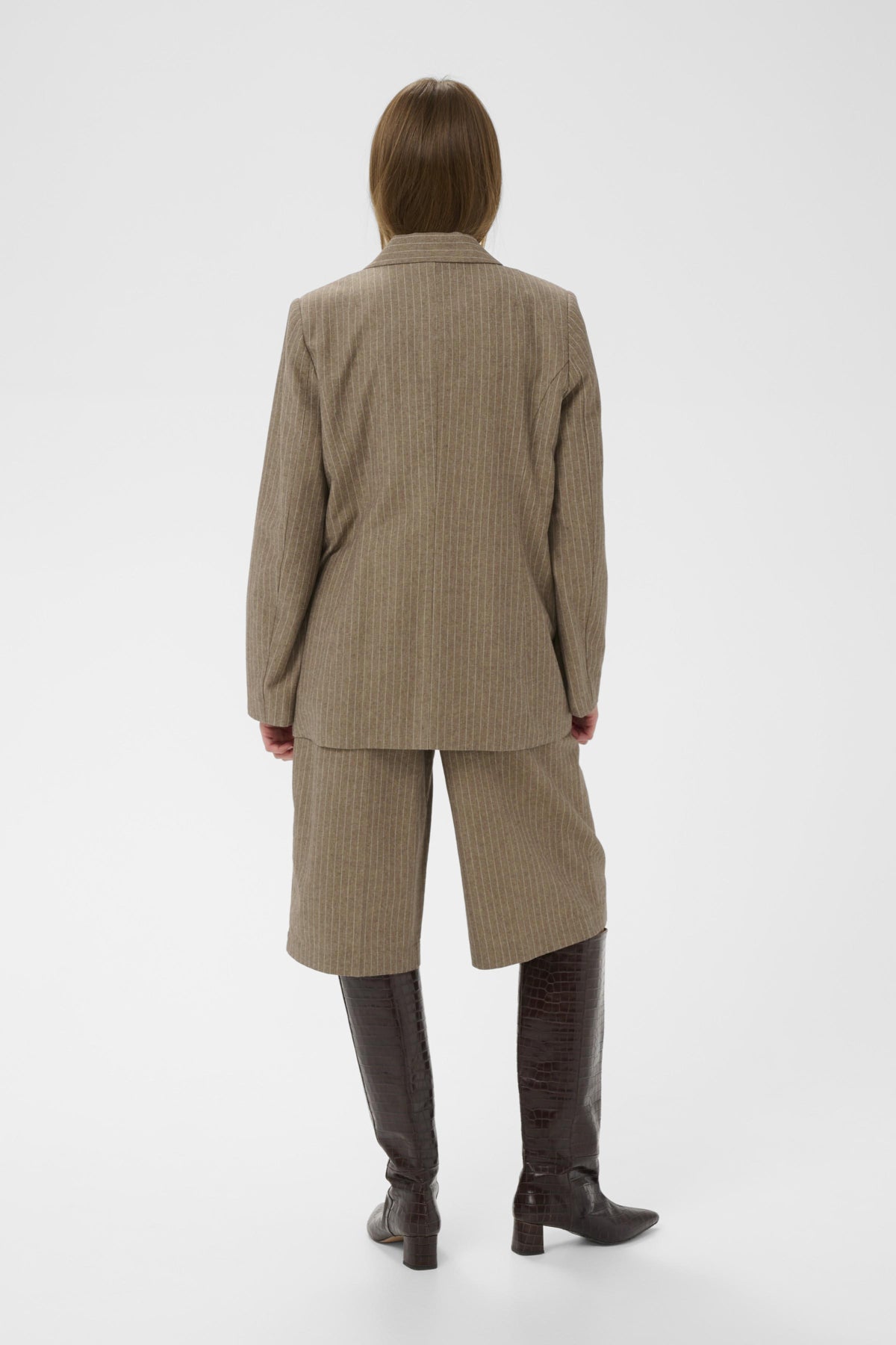 SLGinevra Blazer Cappuccino Nålrandig - 304684 - 30408972