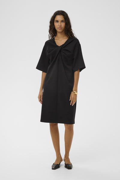 SLMarigold Knot Dress SS Svart - 194008 - 30408991 Thumbnail