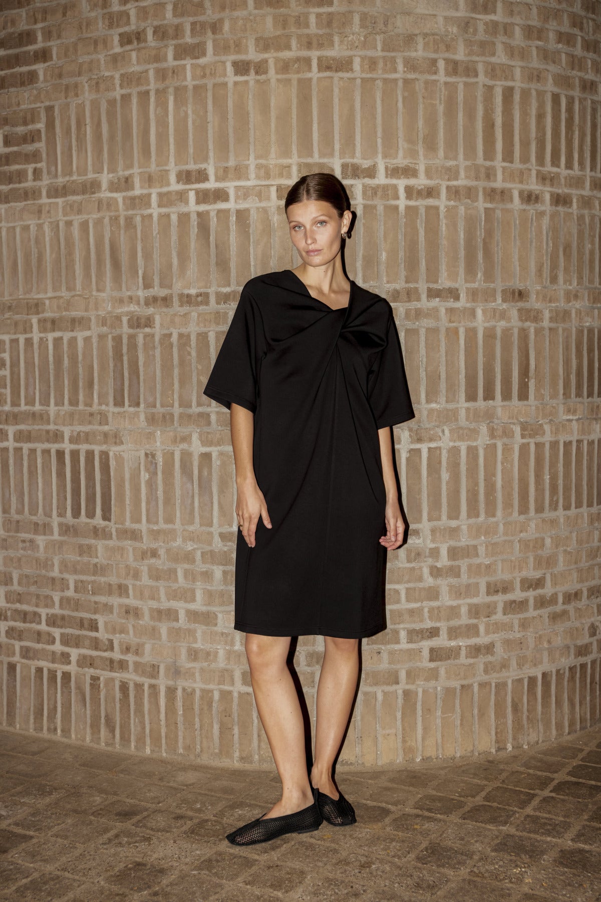 SLMarigold Knot Dress SS Svart - 194008 - 30408991
