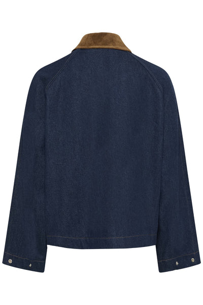 SLJannine Jacket Mörkblå Denim - 301728 - 30409017 Thumbnail