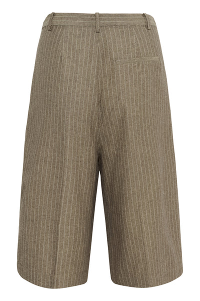 SLGinevra Malika Shorts Cappucino Pin Stripe - 304684 - 30409040 Thumbnail