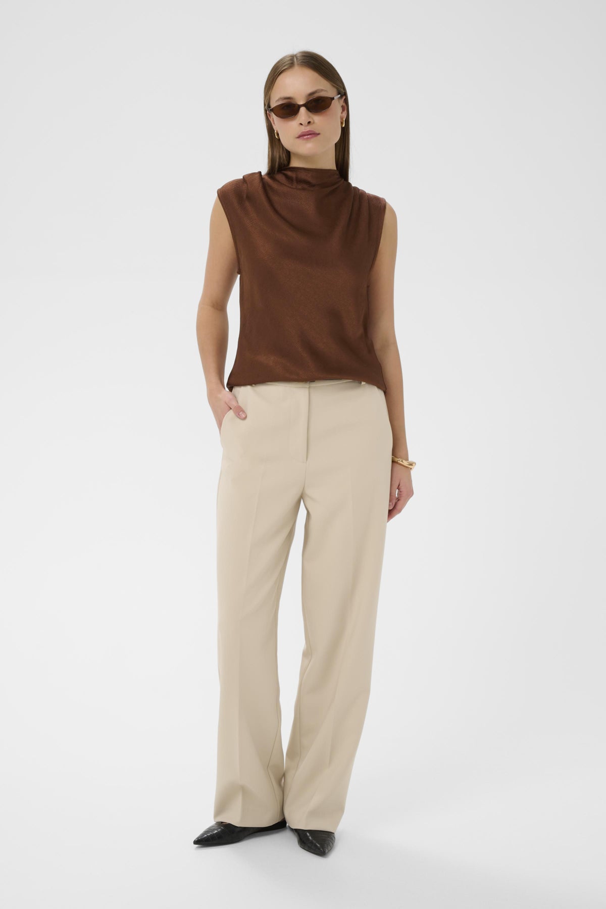 SLMirabella Topp Cappuccino - 191220 - 30409056