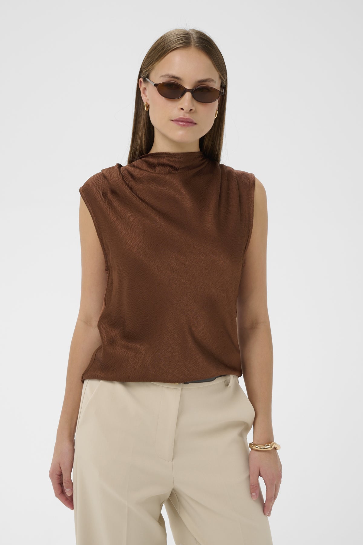 SLMirabella Topp Cappuccino - 191220 - 30409056