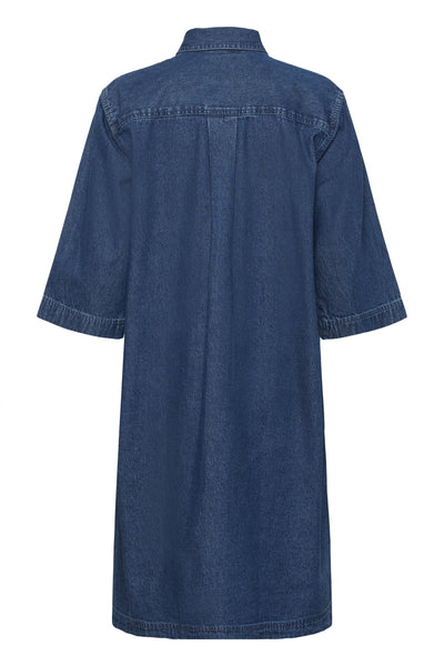 SLDielle Denimklänning Medium Blue Denim - 30409070 Thumbnail