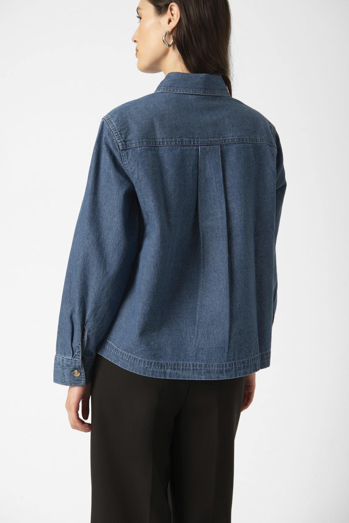 SLDielle Denimskjorta Medium Blue Denim - 30409071