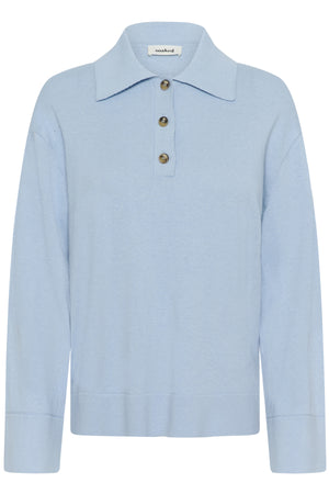 SLSanja Polo Pullover POWDER BLUE - 30409077
