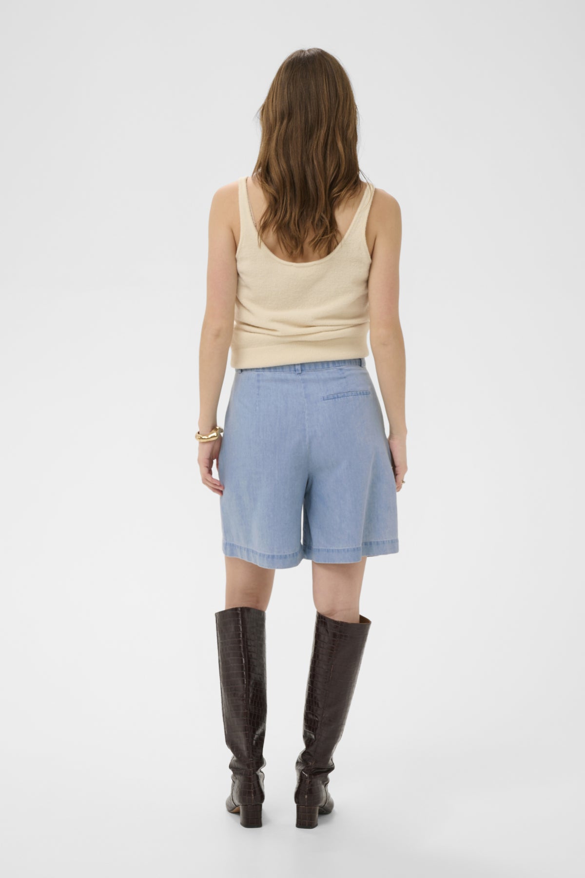 SLAdelita Shorts Ljusblå Denim - 301233 - 30409195