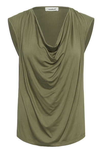 SLHanadi Waterfall Top Dusky Green - 170517 - 30409232 Thumbnail