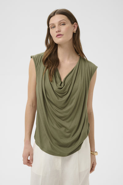 SLHanadi Waterfall Top Dusky Green - 170517 - 30409232 Thumbnail