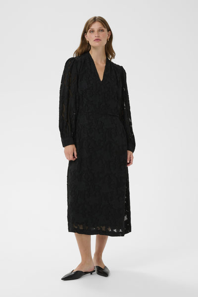 SLFelisia Dress LS Black - 194008 - 30409369 Thumbnail