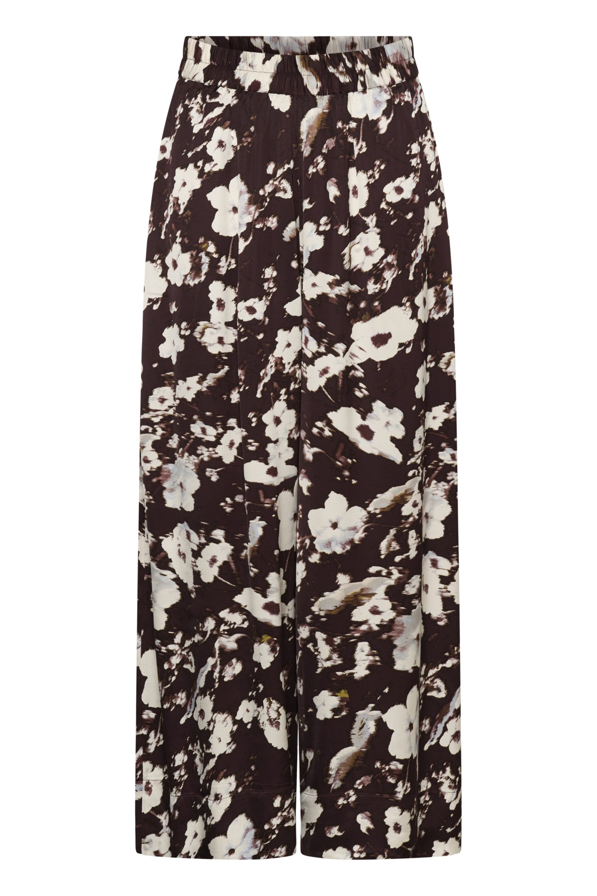 SLClero Noelle Printed Pants Brown Flower Print - 305074 - 30409383