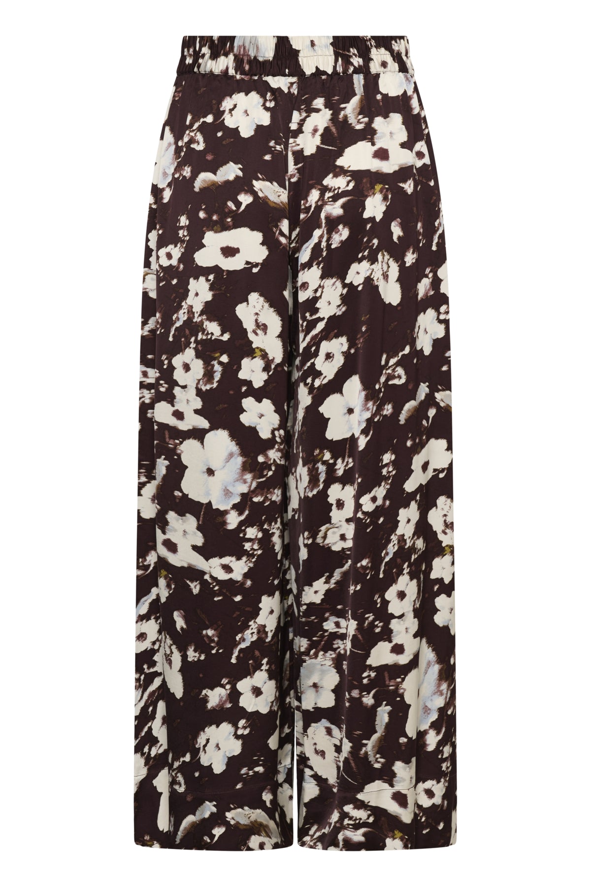 SLClero Noelle Printed Pants Brown Flower Print - 305074 - 30409383