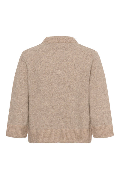 SLIdalia Cardigan SS Walnut Melange - 1811121 - 30409424 Thumbnail