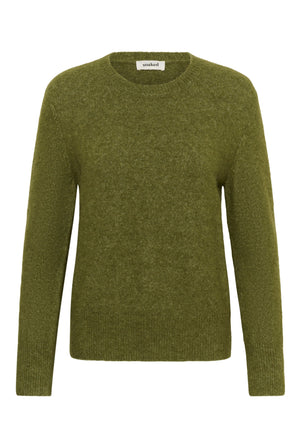 SLAnina Molina Crew-Neck Pullover Loden Green Melange - 1804221 - 30409434