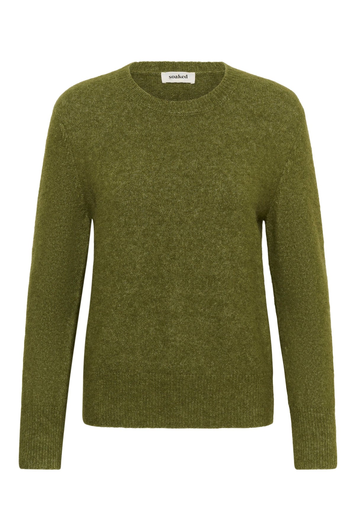 SLAnina Molina Crew-Neck Pullover Loden Green Melange - 1804221 - 30409434