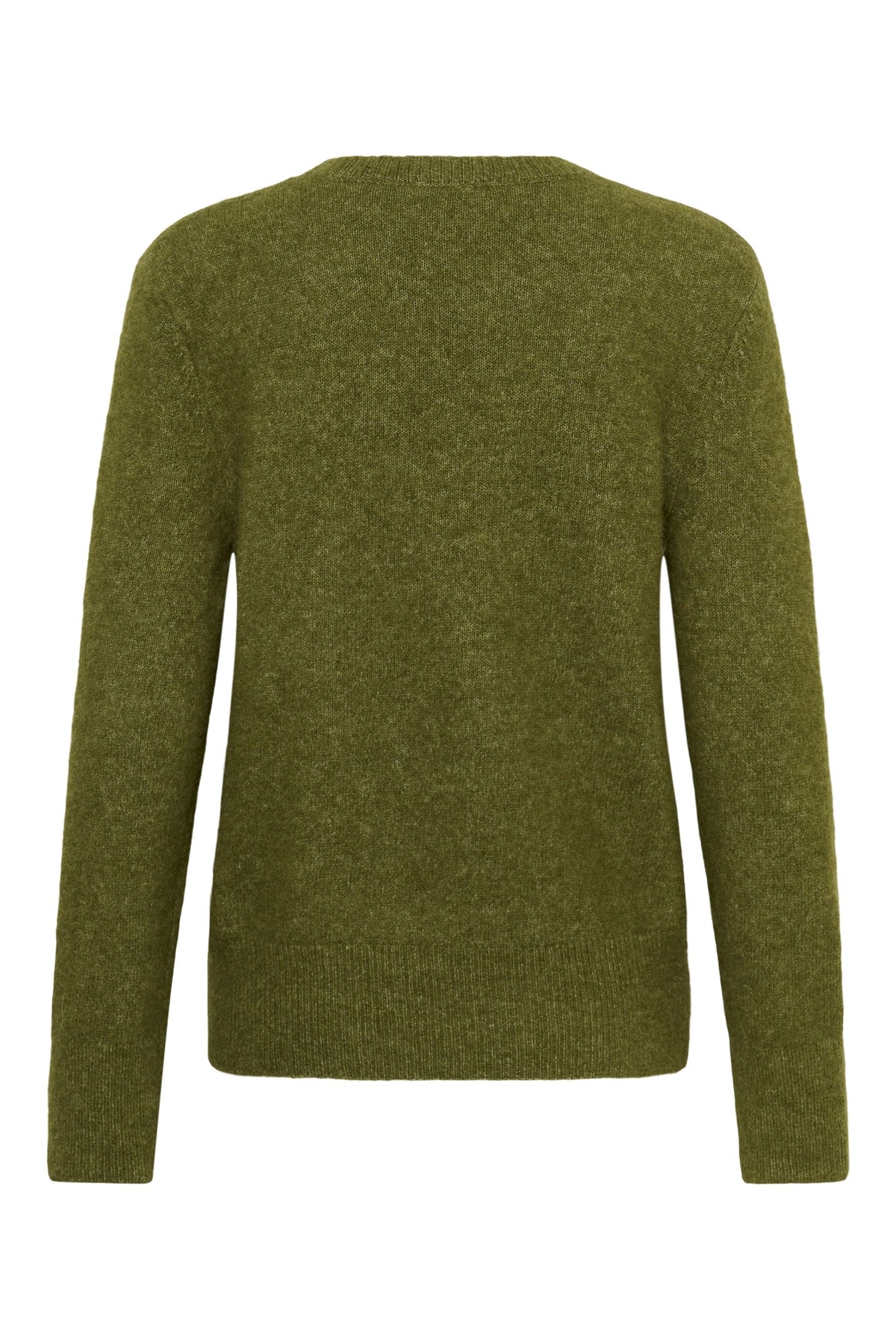 SLAnina Molina Crew-Neck Pullover Loden Green Melange - 1804221 - 30409434